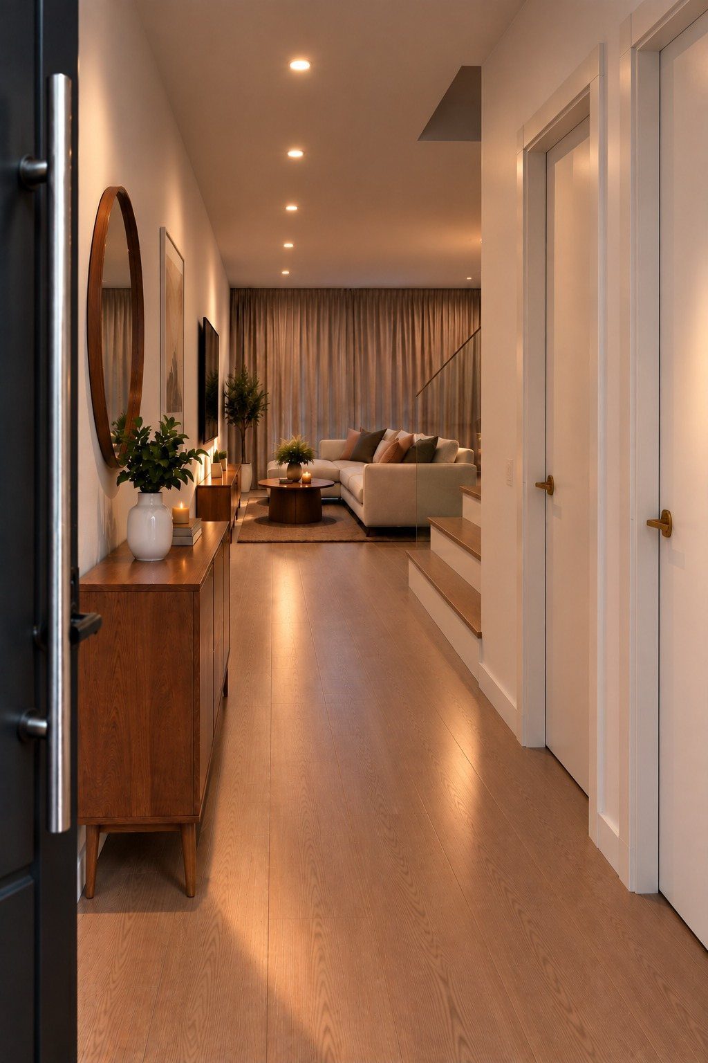 Hall de entrada e sala